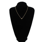 New Minimalist Clavicle Necklaces for Women Tiny Heart LOVE Necklaces Dainty Fashion Jewelry Beach Summer Collares Bijoux