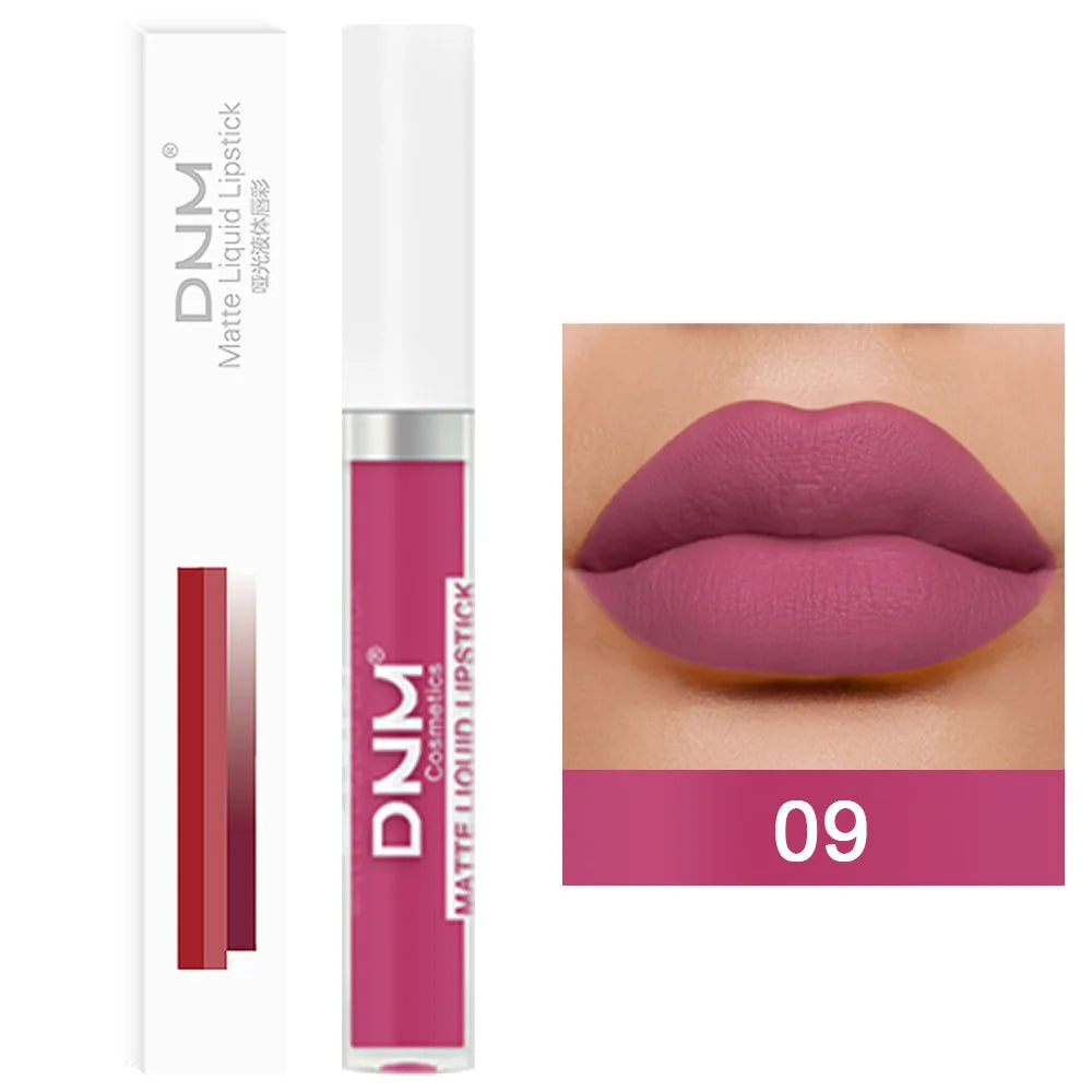 18 Colors Matte Velvet Lip Glaze Waterproof Long-Lasting Not Easy To Fade Lip Gloss Lipstick Waterproof Makeup Cosmetic Tool