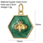 Cute Flower Butterfly Charms for Jewelry Making Supplies Animals Plants Gold Color Diy Earrings Necklace Bracelet High Quality