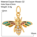 Cute Flower Butterfly Charms for Jewelry Making Supplies Animals Plants Gold Color Diy Earrings Necklace Bracelet High Quality