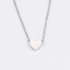 New Minimalist Clavicle Necklaces for Women Tiny Heart LOVE Necklaces Dainty Fashion Jewelry Beach Summer Collares Bijoux