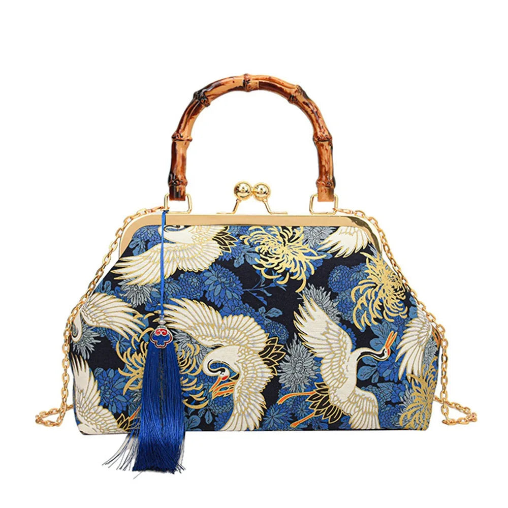 Fashion Rhinestone Bowknot Evening Bag Glitter Gold Silver Bow Chain Bag Clutch Bag for Women Female