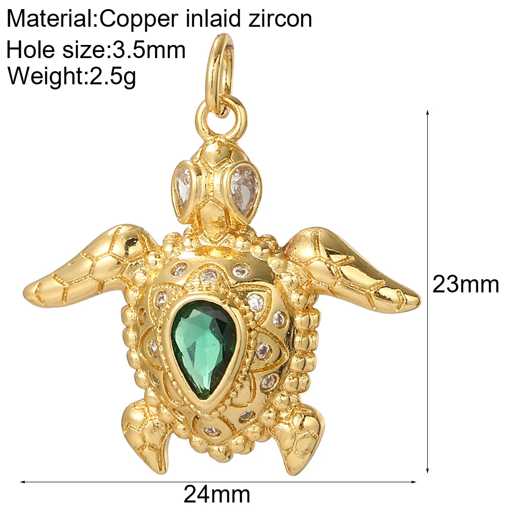 Cute Flower Butterfly Charms for Jewelry Making Supplies Animals Plants Gold Color Diy Earrings Necklace Bracelet High Quality