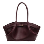MOODS Lychee Pattern Underarm Shoulder Bags For Women Soft PU Leather Large Capacity Mini Tote Bag 2025 Luxury Designer Handbags
