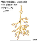 Cute Flower Butterfly Charms for Jewelry Making Supplies Animals Plants Gold Color Diy Earrings Necklace Bracelet High Quality