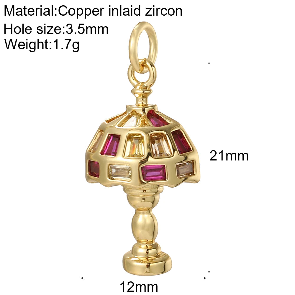 Cute Flower Butterfly Charms for Jewelry Making Supplies Animals Plants Gold Color Diy Earrings Necklace Bracelet High Quality