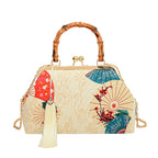 Fashion Rhinestone Bowknot Evening Bag Glitter Gold Silver Bow Chain Bag Clutch Bag for Women Female