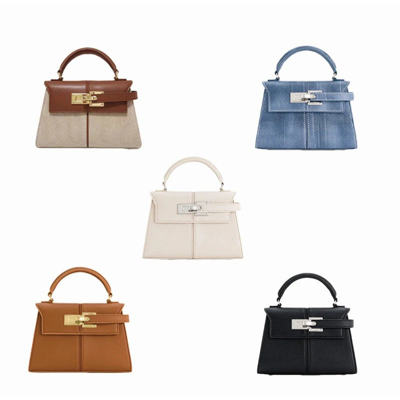 Brand Luxury Women's Handbags Fashion 2025 Trapezoidal Design Handbags Versatile Crossbody Small Square Bag High-end Women's Bag