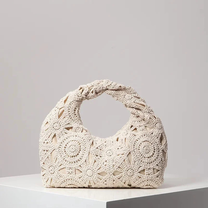 New Boho Beach Bags for Women Wicker Bag Premiun Style Tote Bags for Ladies Vacaition Outfits Handmade Woven Beach Handbags