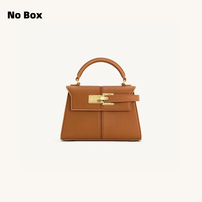 Brand Luxury Women's Handbags Fashion 2025 Trapezoidal Design Handbags Versatile Crossbody Small Square Bag High-end Women's Bag
