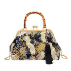 Fashion Rhinestone Bowknot Evening Bag Glitter Gold Silver Bow Chain Bag Clutch Bag for Women Female