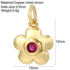 Cute Flower Butterfly Charms for Jewelry Making Supplies Animals Plants Gold Color Diy Earrings Necklace Bracelet High Quality